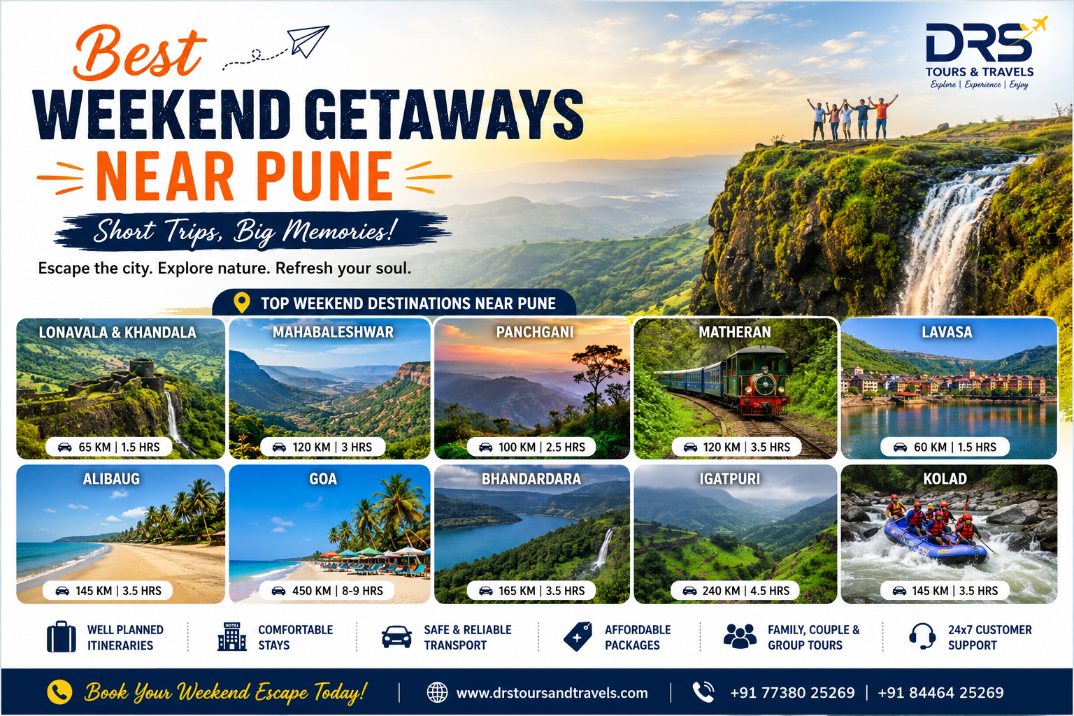 Best Weekend Getaways Near Pune